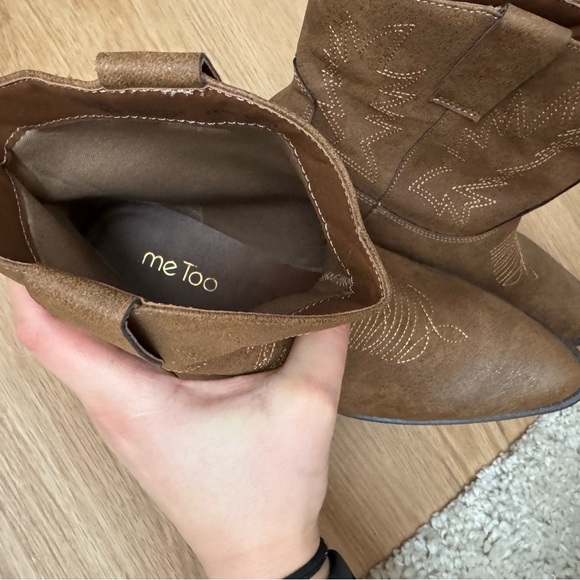 ..me Too Cowgirl Bootie Brown Size 10M/40 NEW - Picture 7 of 7